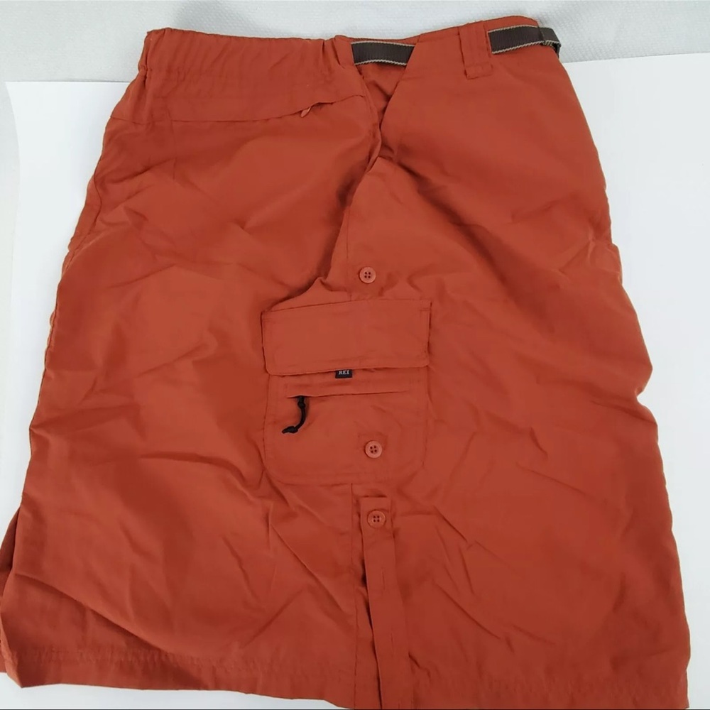 REI Quick Dry Belted Cargo Skirt (UPF 30) in Red Rust - Picture 3 of 8